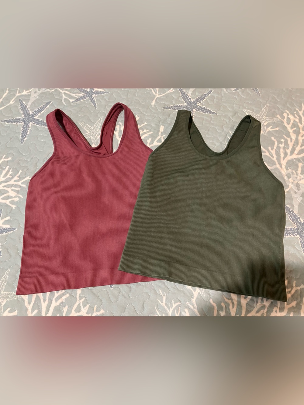 DSG girls medium pullover tank tops 2 fer deal lined